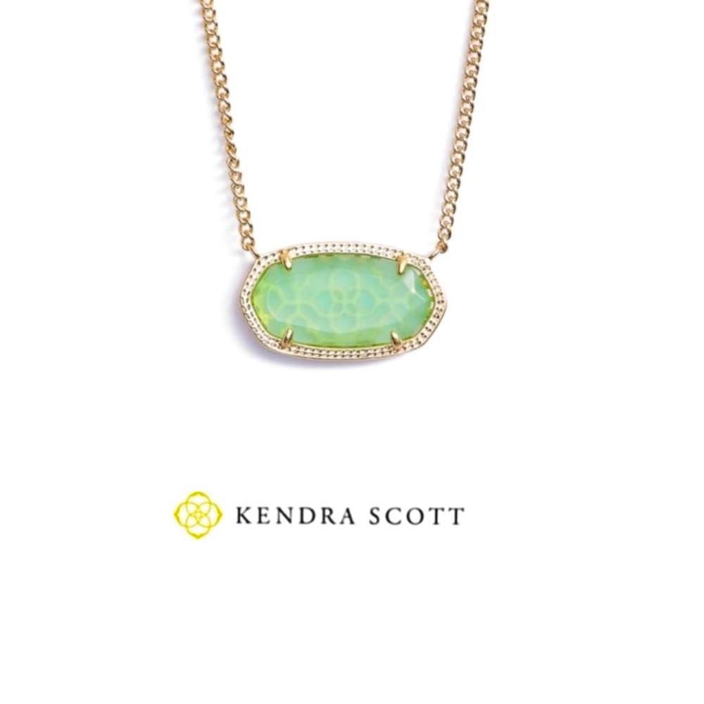 NEW Kendra Scott Gold Elisa Pendant Necklace